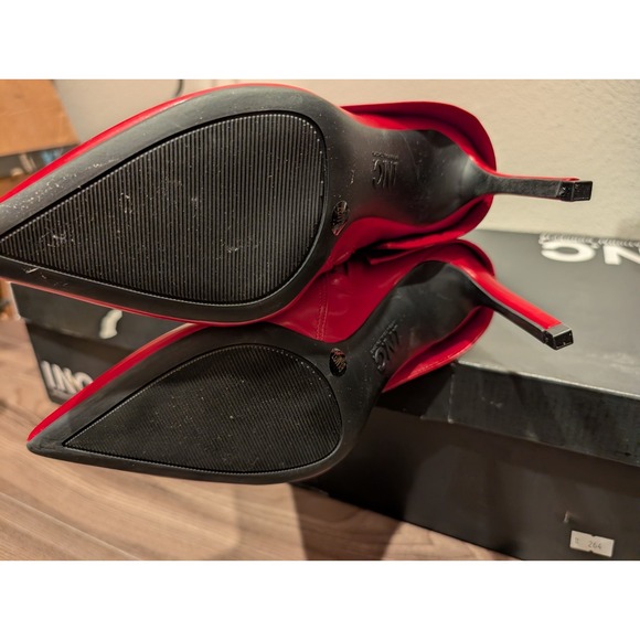 INC International Concepts 6.5M Skylar Cuff Pointed Toe Faux Leather Wide Calf - Picture 10 of 13